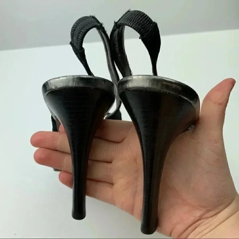 Bcbgmaxazria heels size 9 39 satin Platforms
